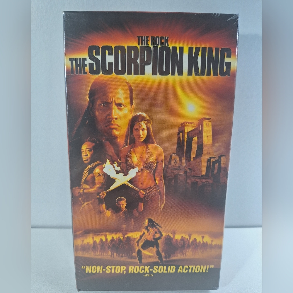 The Rock The Scorpion King New VHS